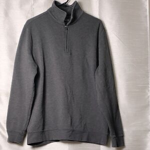 Croft & Barrow Dark Gray Zip-Up Sweater‎